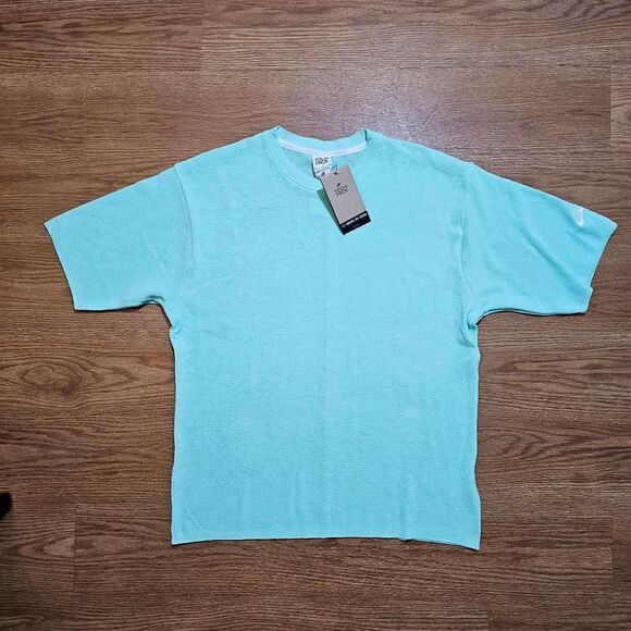 Nike NSW Tech Pack Engineered Knit Short-Sleeve Jumper Sweater Medium DV9983-034 - Picture 1 of 13